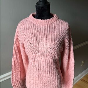 a new day Women's Pink Crew Neck Sweater